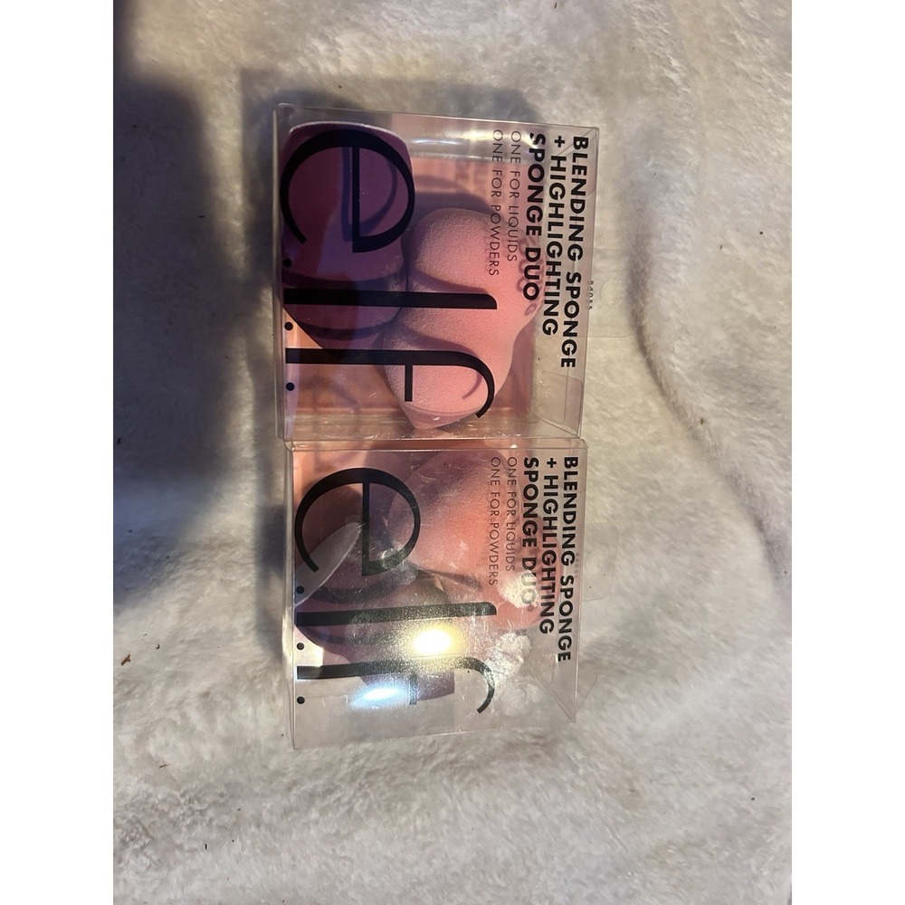 Elf Makeup Blending Sponge Duo Pack New! Lot Of Two!